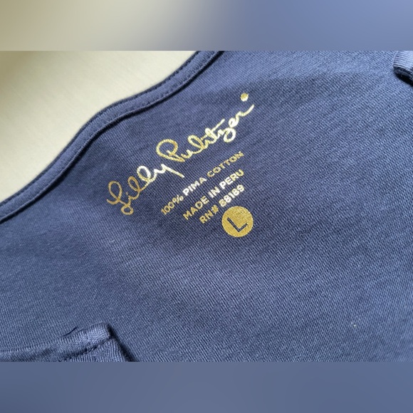 Lilly Pulitzer/ L Pima cotton ✨♥️ - Picture 9 of 12